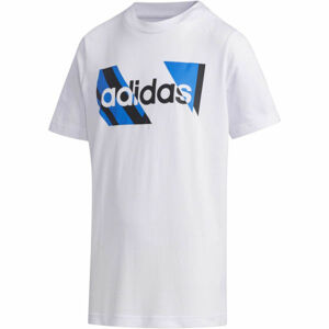 adidas YB Q2 T bílá 164 - Chlapecké tričko