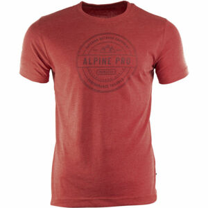 ALPINE PRO ERN červená S - Pánské tričko