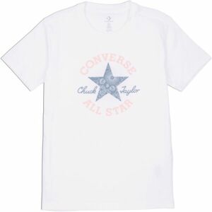 Converse CHUCK PATCH INFILL TEE Dámské tričko, růžová, velikost S