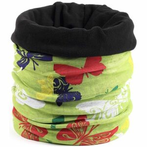 Finmark DĚTSKÝ MULTIFUNKČNÍ ŠÁTEK Dětský multifunkční šátek s fleecem, Fialová,Bílá,Růžová, velikost